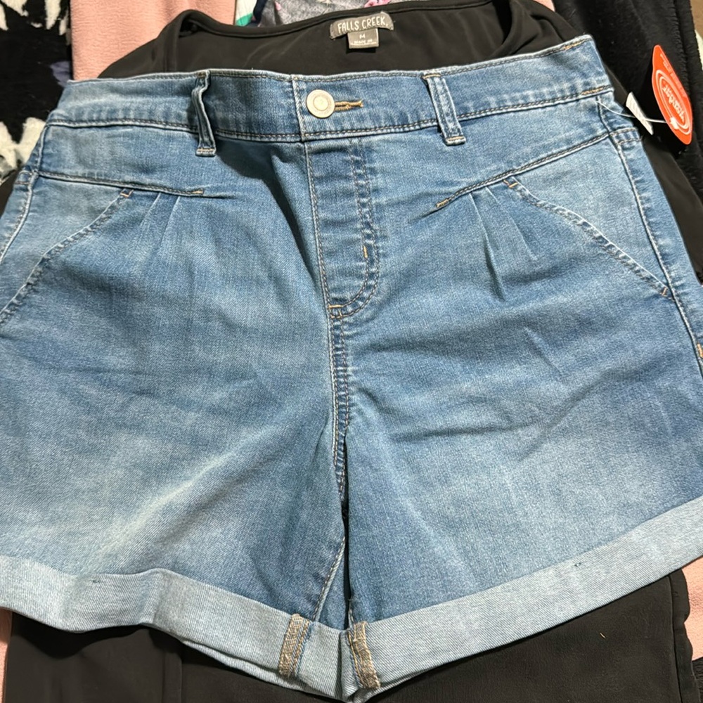 Blue jean shorts